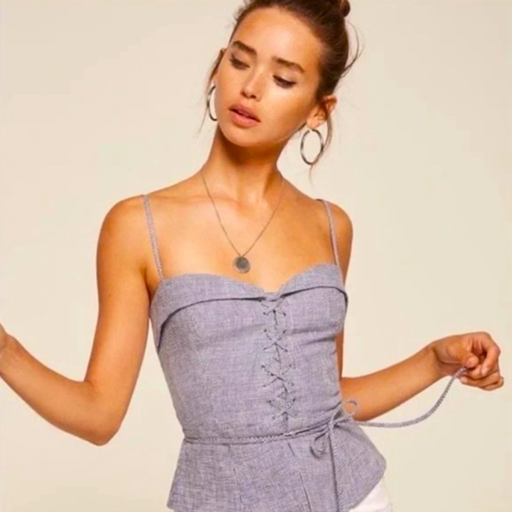Reformation Clayton Corset Top
